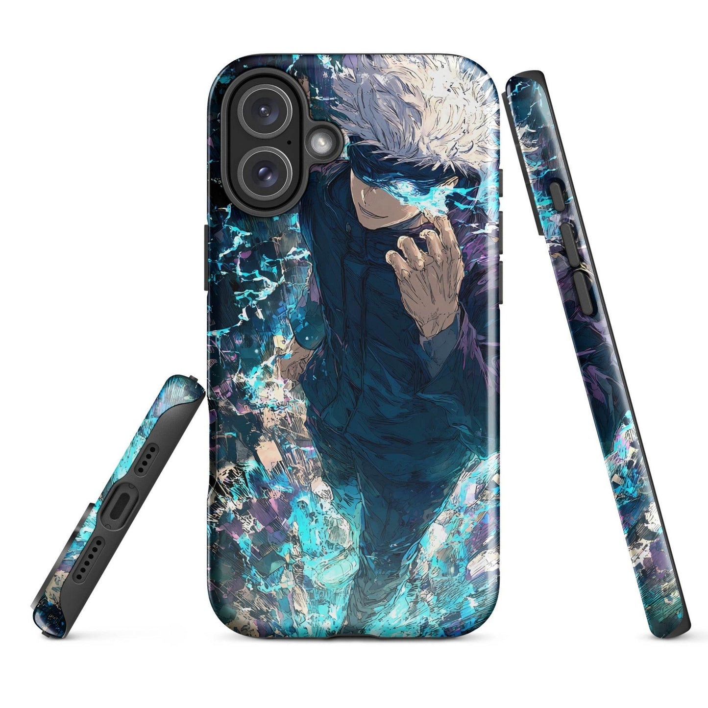 Jujutsu Kaisen Gojo Satoru Tough Case for iPhone, Anime Fan Art - Chromavolt