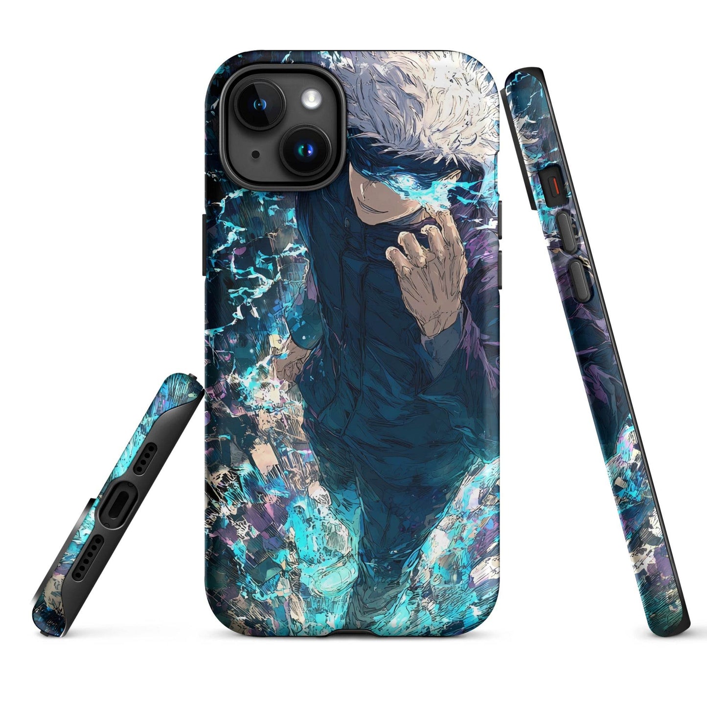 Jujutsu Kaisen Gojo Satoru Tough Case for iPhone, Anime Fan Art - Chromavolt