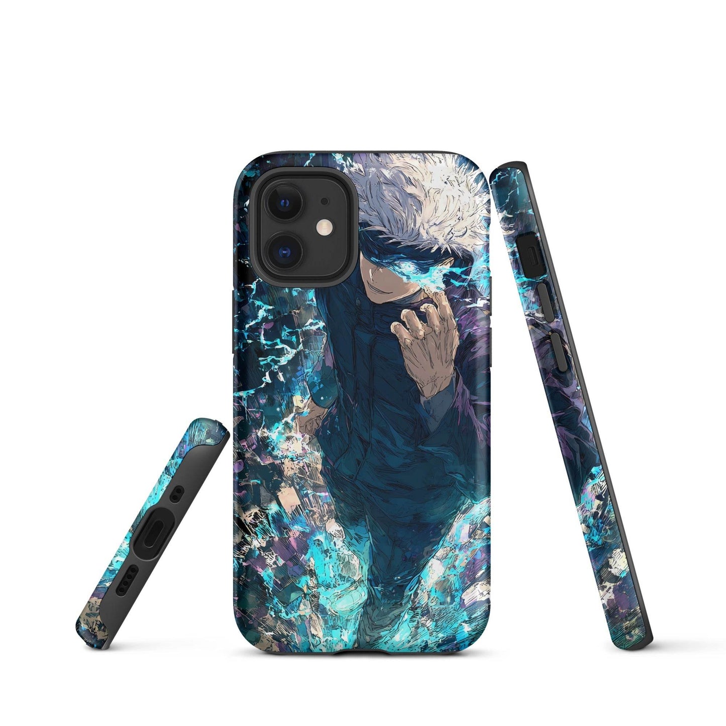 Jujutsu Kaisen Gojo Satoru Tough Case for iPhone, Anime Fan Art - Chromavolt