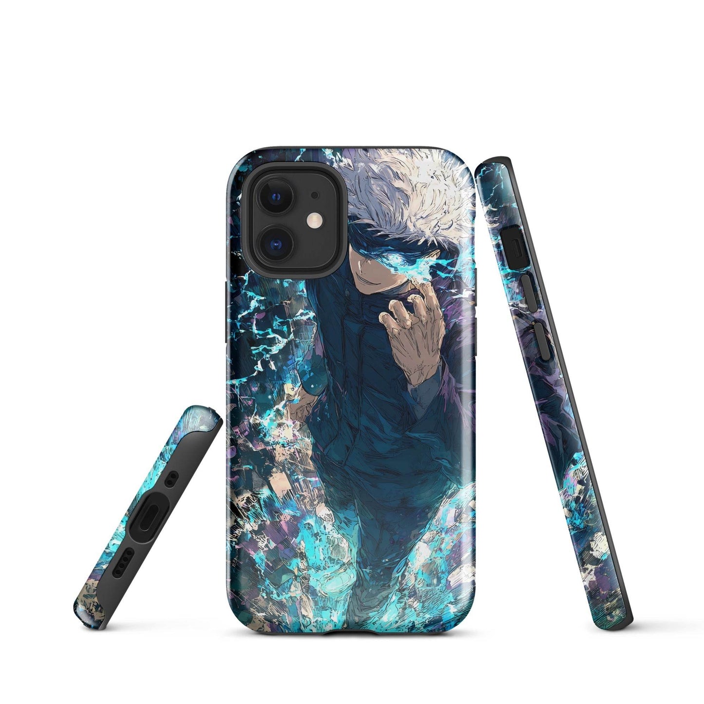 Jujutsu Kaisen Gojo Satoru Tough Case for iPhone, Anime Fan Art - Chromavolt