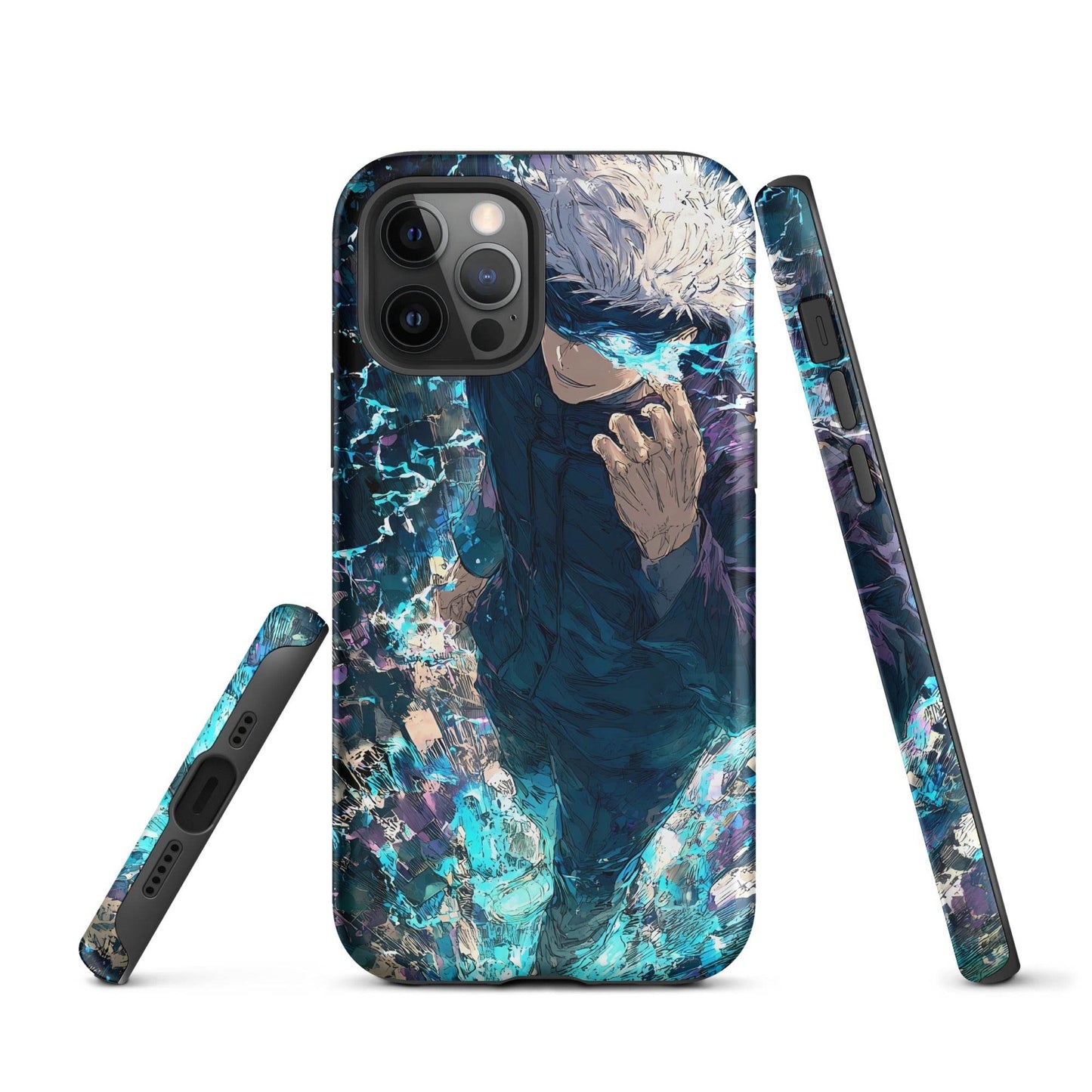 Jujutsu Kaisen Gojo Satoru Tough Case for iPhone, Anime Fan Art - Chromavolt