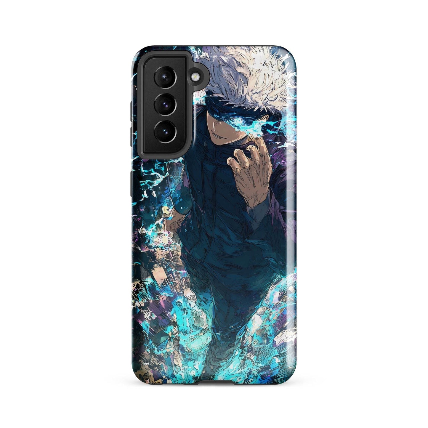 Jujutsu Kaisen Gojo Satoru Tough case for Samsung, Anime Fan Art - Chromavolt