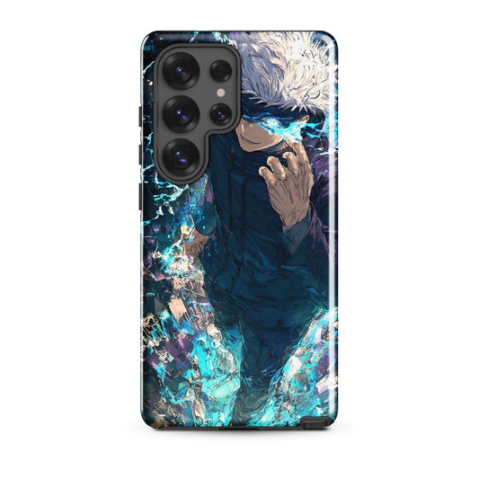 Jujutsu Kaisen Gojo Satoru Tough case for Samsung, Anime Fan Art - Chromavolt