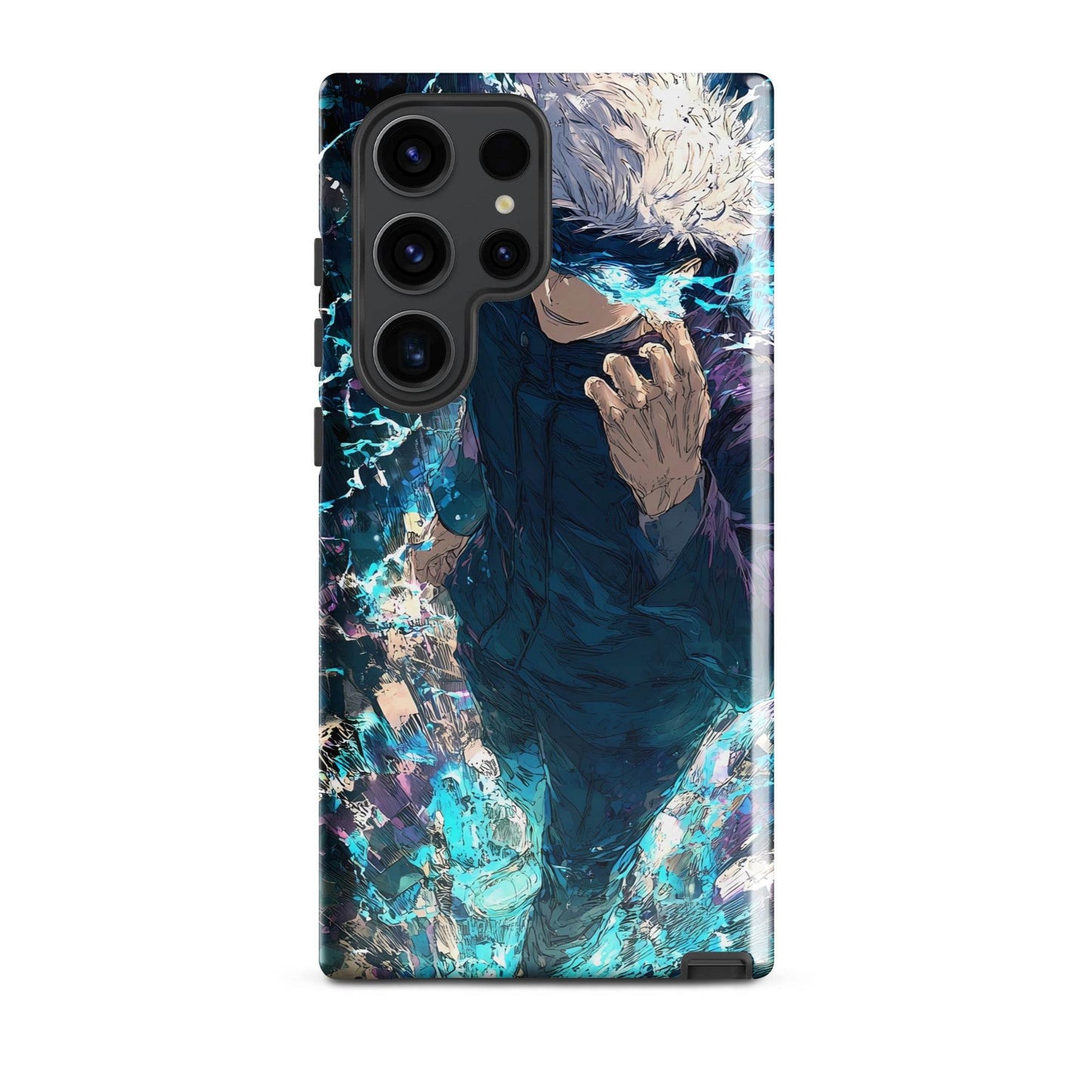 Jujutsu Kaisen Gojo Satoru Tough case for Samsung, Anime Fan Art - Chromavolt
