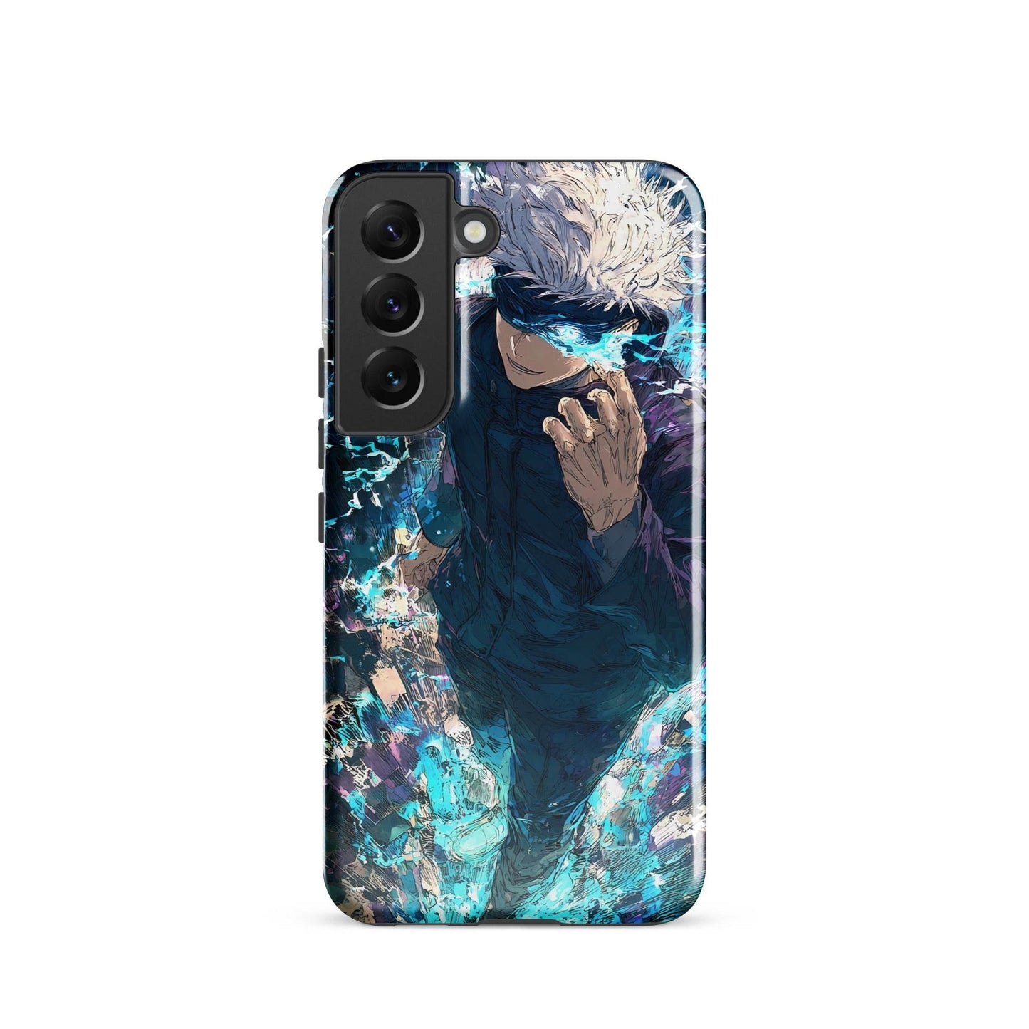 Jujutsu Kaisen Gojo Satoru Tough case for Samsung, Anime Fan Art - Chromavolt