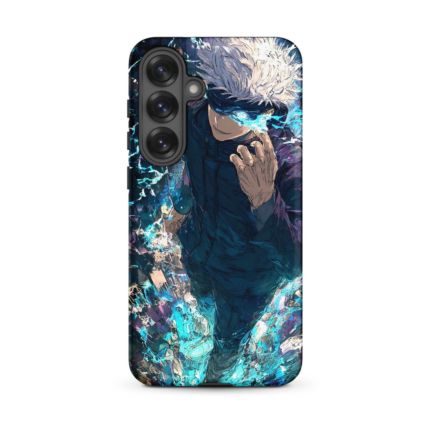 Jujutsu Kaisen Gojo Satoru Tough case for Samsung, Anime Fan Art - Chromavolt