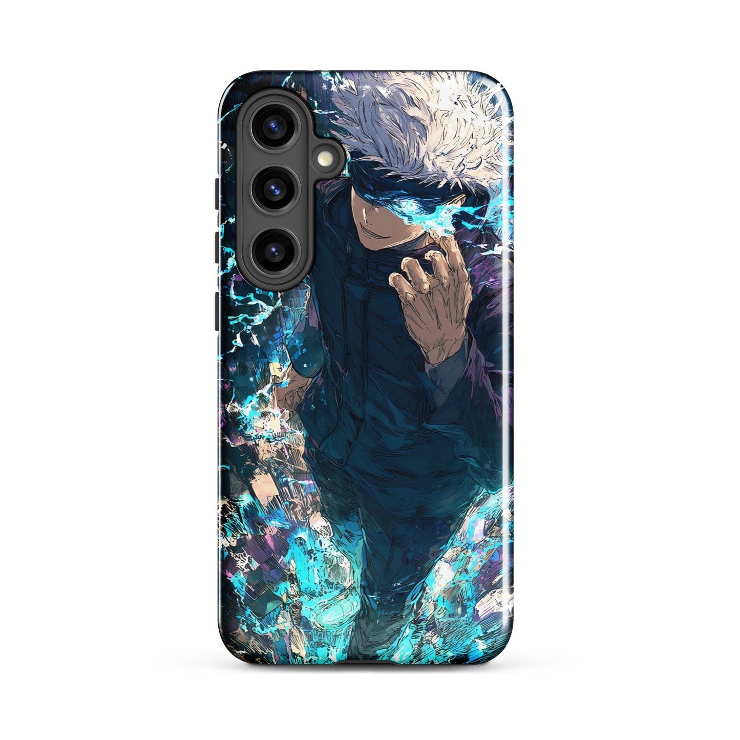 Jujutsu Kaisen Gojo Satoru Tough case for Samsung, Anime Fan Art - Chromavolt