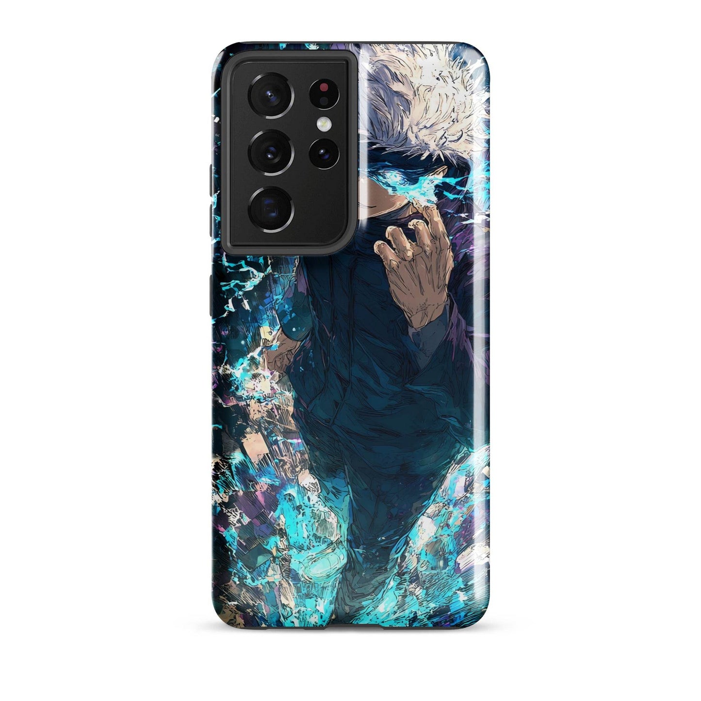 Jujutsu Kaisen Gojo Satoru Tough case for Samsung, Anime Fan Art - Chromavolt