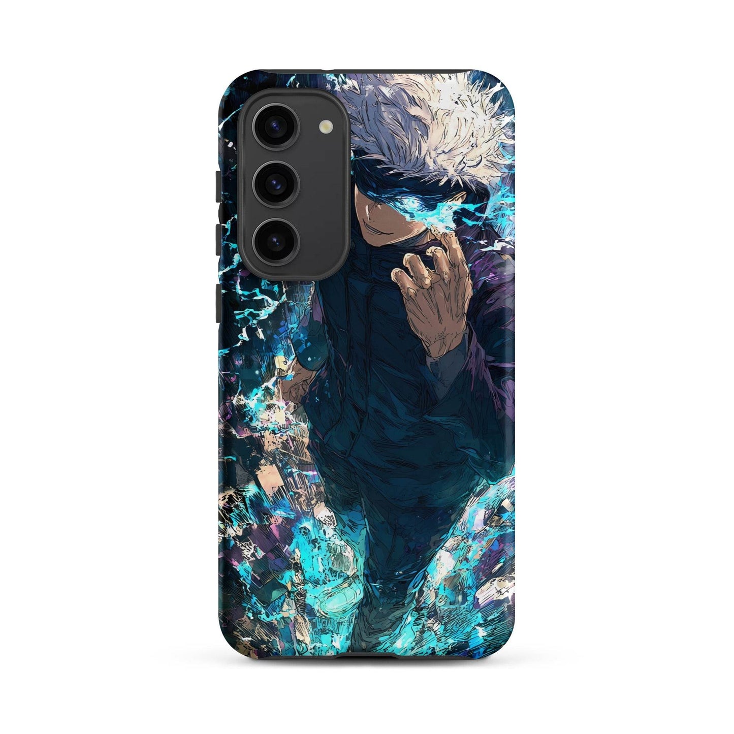 Jujutsu Kaisen Gojo Satoru Tough case for Samsung, Anime Fan Art - Chromavolt