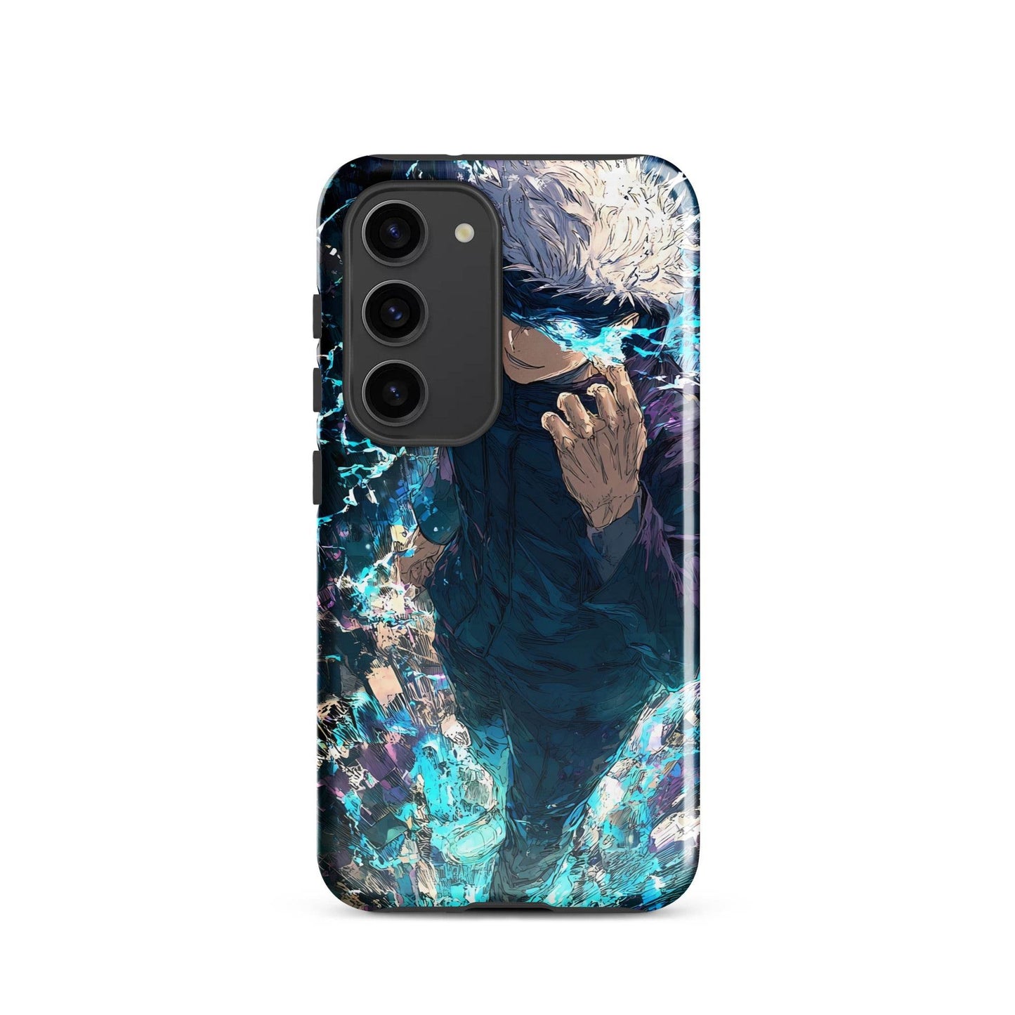 Jujutsu Kaisen Gojo Satoru Tough case for Samsung, Anime Fan Art - Chromavolt