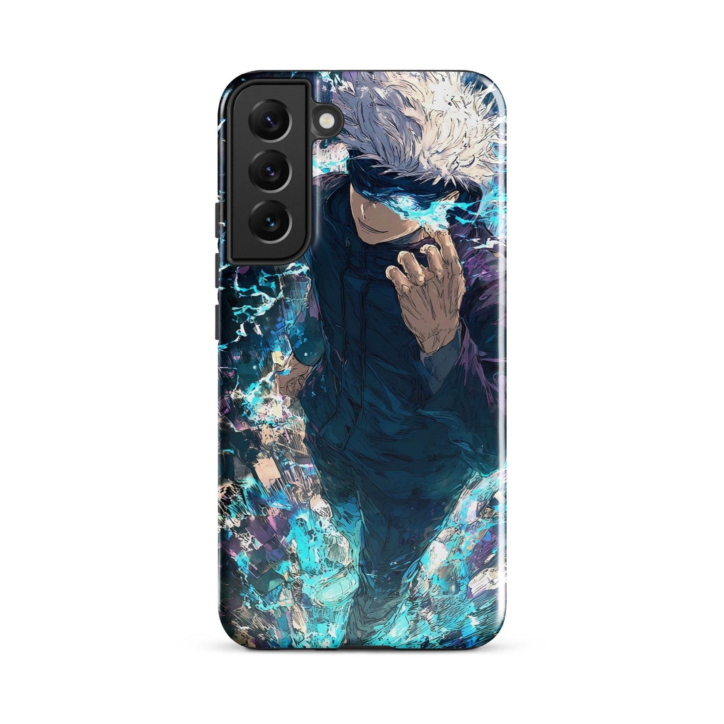 Jujutsu Kaisen Gojo Satoru Tough case for Samsung, Anime Fan Art - Chromavolt