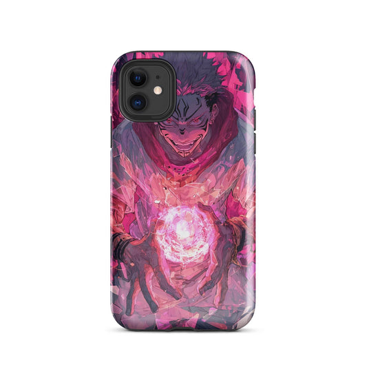 Jujutsu Kaisen iPhone Case, Ryomen Sukuna Tough Anime Case for iPhone - Chromavolt
