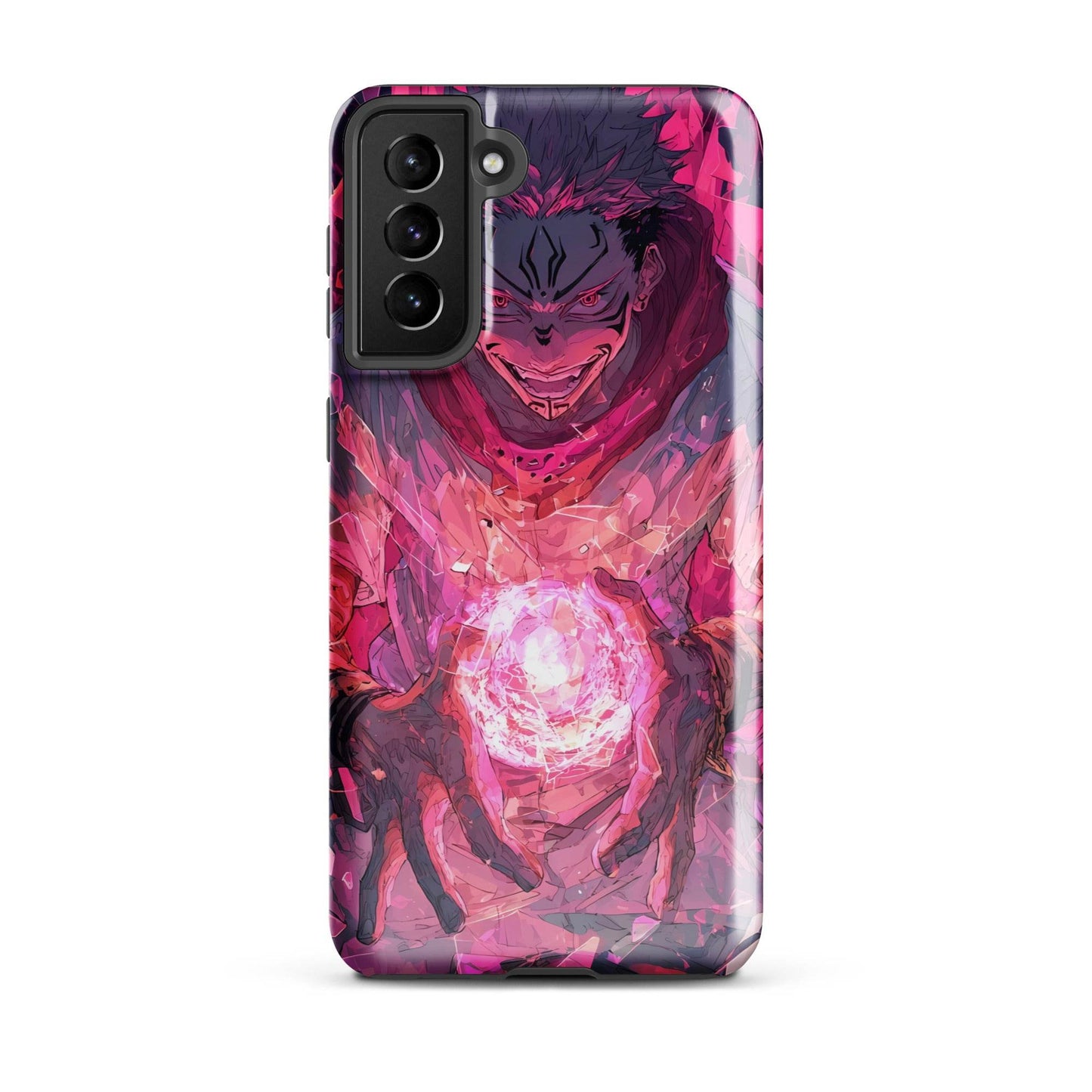 Jujutsu Kaisen Samsung Case, Ryomen Sukuna Tough Anime Case for Samsung - Chromavolt