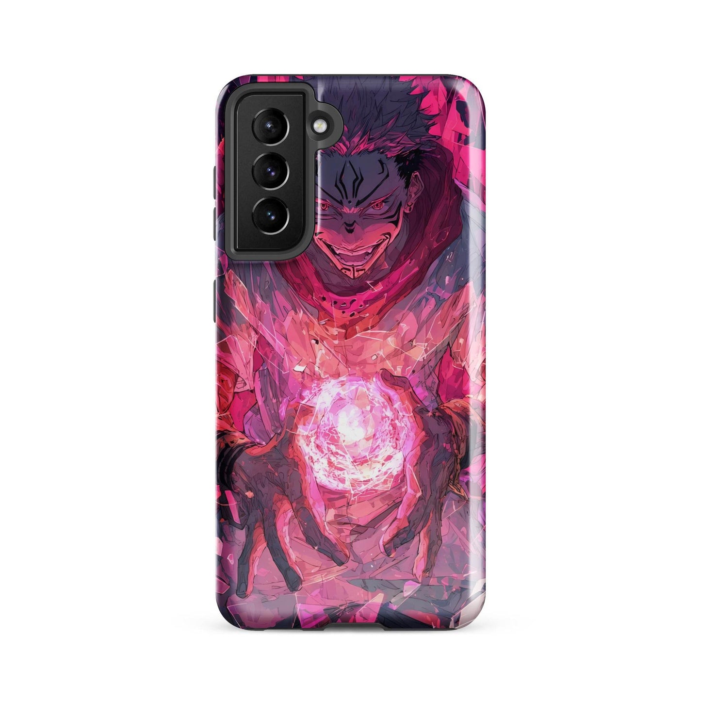 Jujutsu Kaisen Samsung Case, Ryomen Sukuna Tough Anime Case for Samsung - Chromavolt