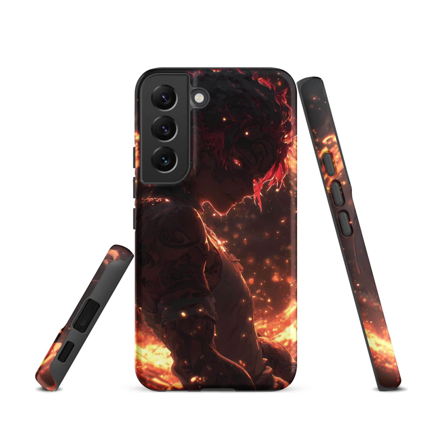 Kaelen, The Emberheart, Original Anime Character Tough case for Samsung® - Chromavolt