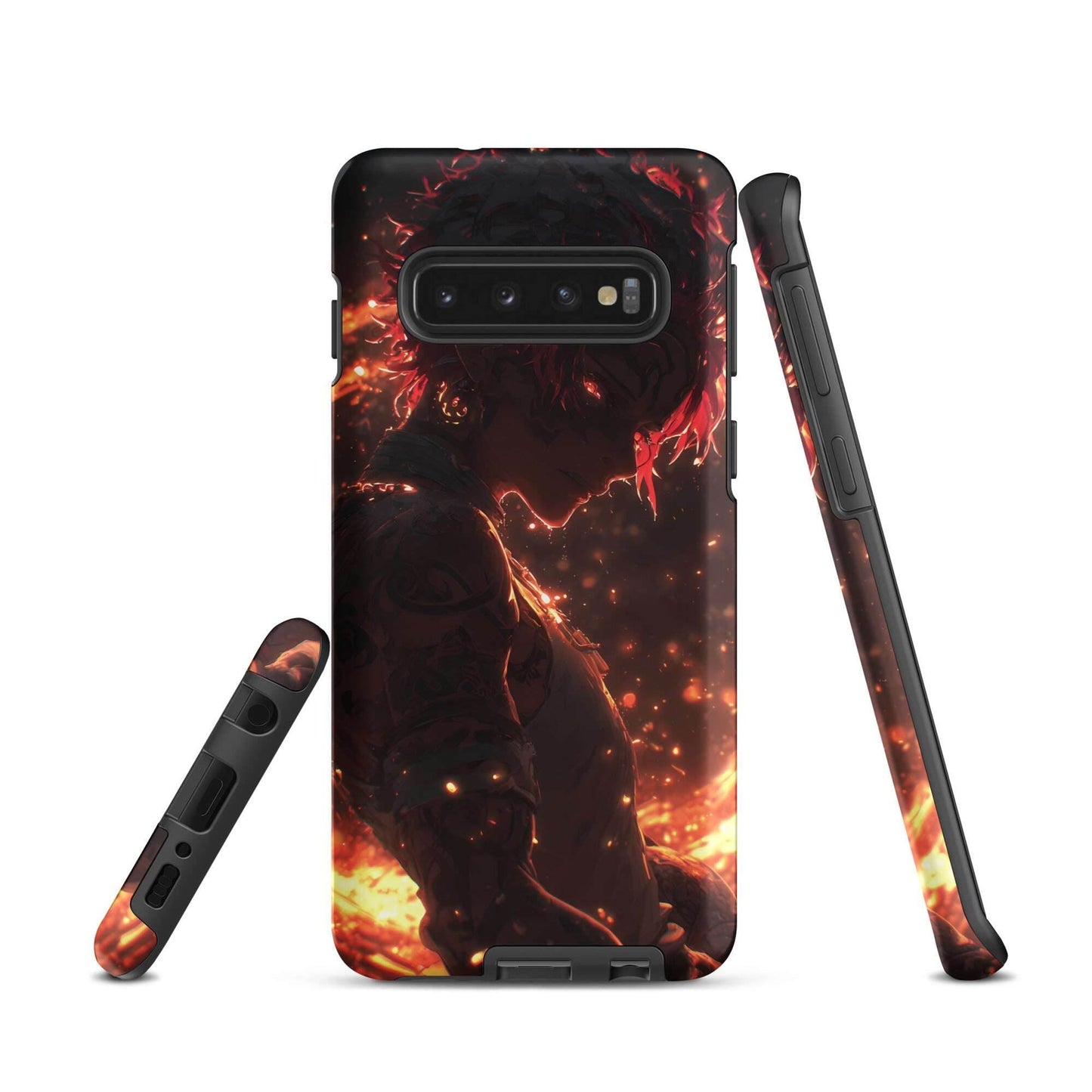 Kaelen, The Emberheart, Original Anime Character Tough case for Samsung® - Chromavolt