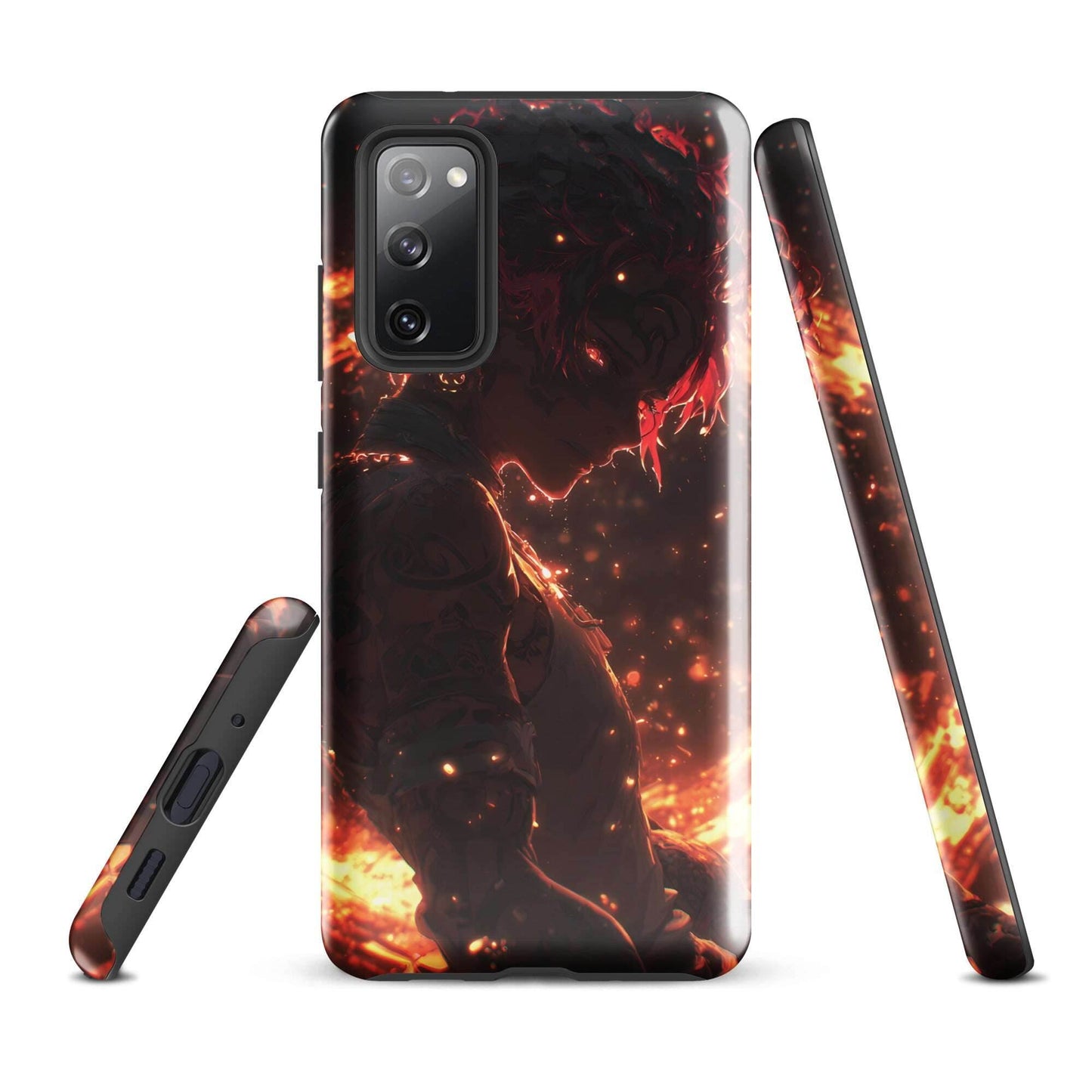 Kaelen, The Emberheart, Original Anime Character Tough case for Samsung® - Chromavolt