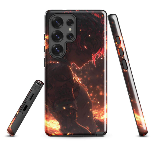 Kaelen, The Emberheart, Original Anime Character Tough case for Samsung® - Chromavolt