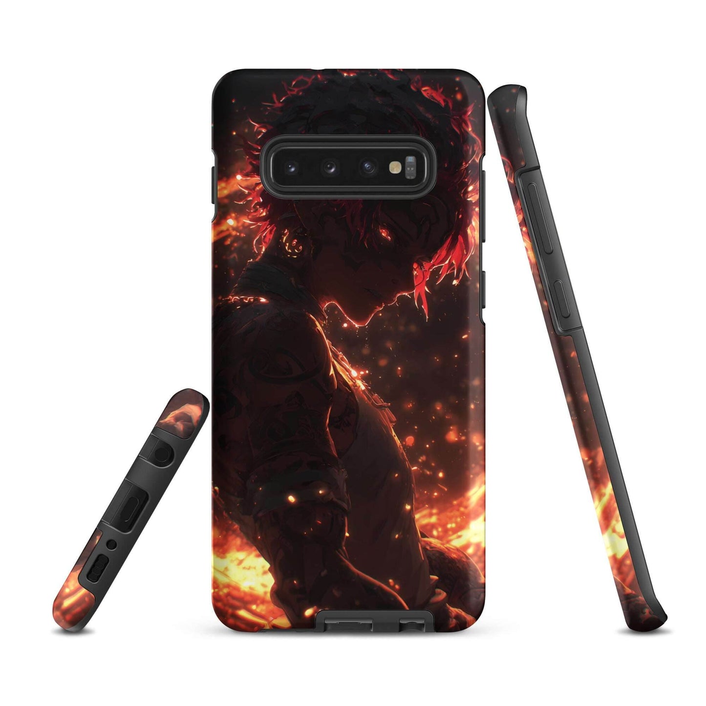 Kaelen, The Emberheart, Original Anime Character Tough case for Samsung® - Chromavolt
