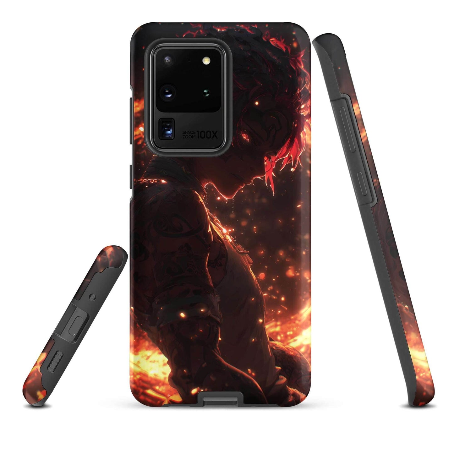 Kaelen, The Emberheart, Original Anime Character Tough case for Samsung® - Chromavolt