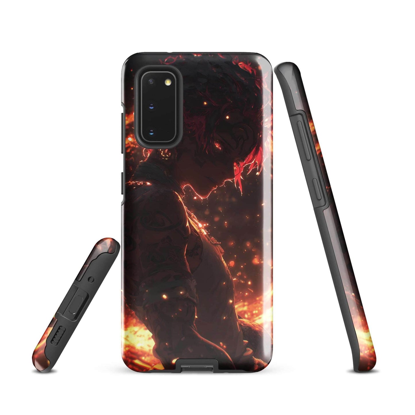 Kaelen, The Emberheart, Original Anime Character Tough case for Samsung® - Chromavolt