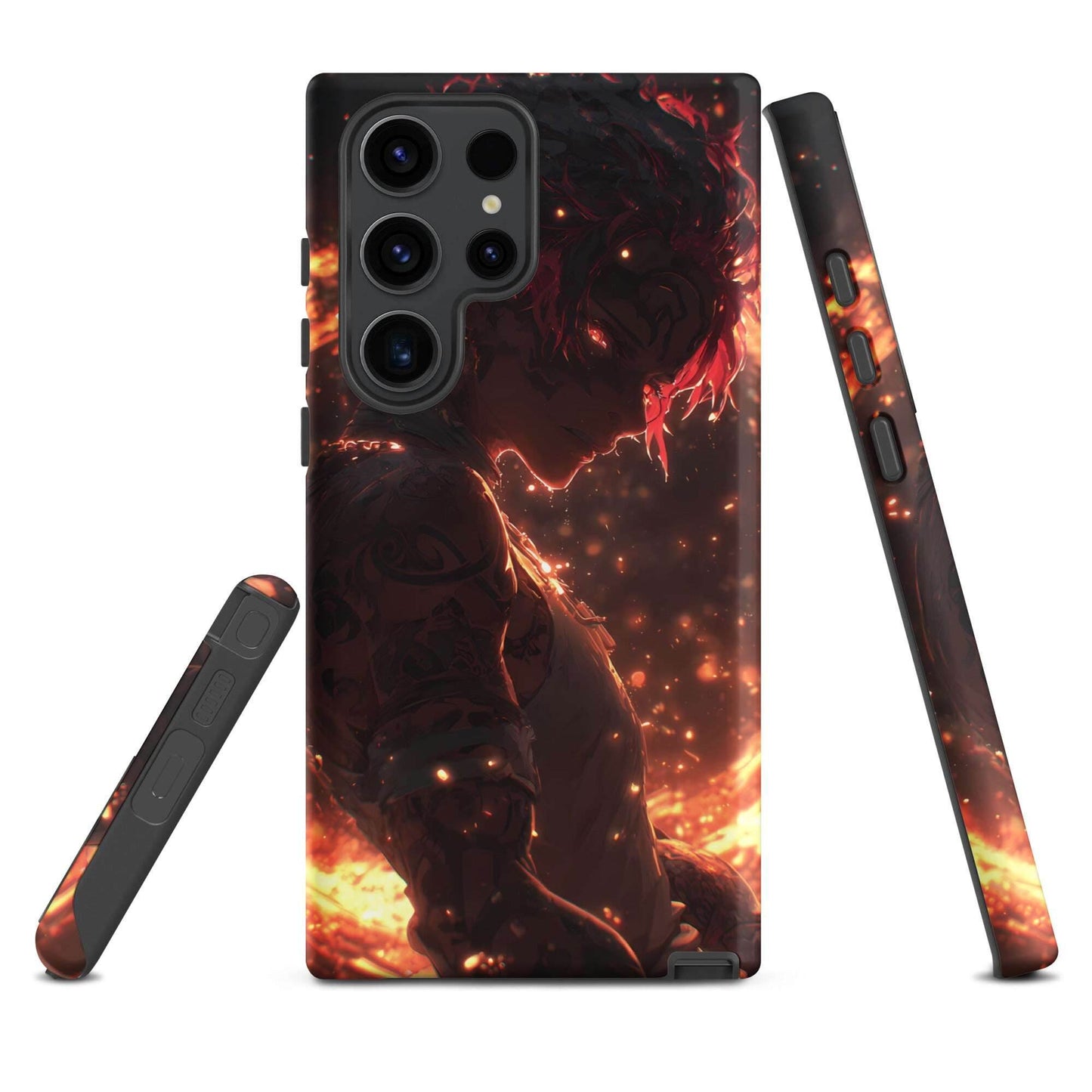 Kaelen, The Emberheart, Original Anime Character Tough case for Samsung® - Chromavolt