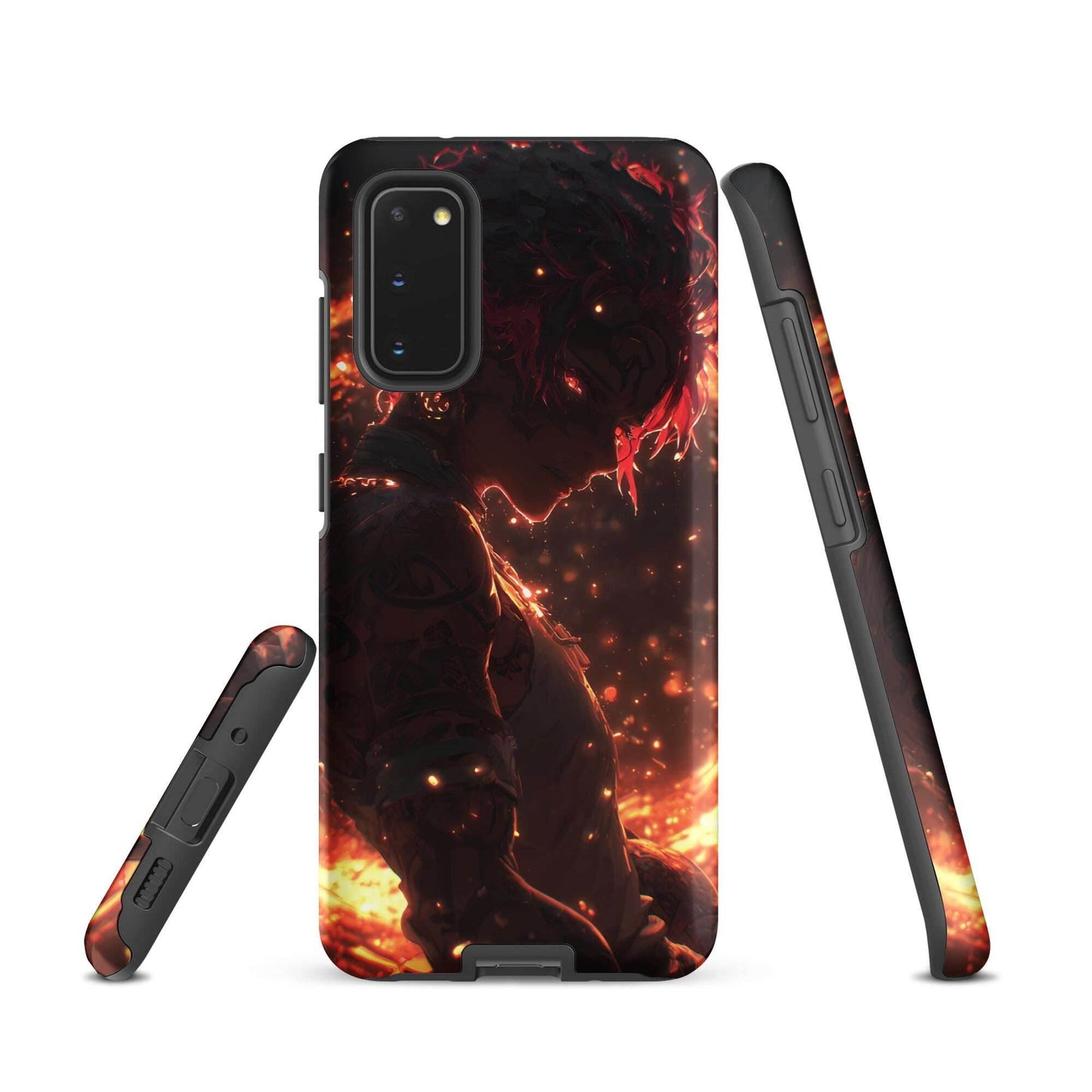 Kaelen, The Emberheart, Original Anime Character Tough case for Samsung® - Chromavolt