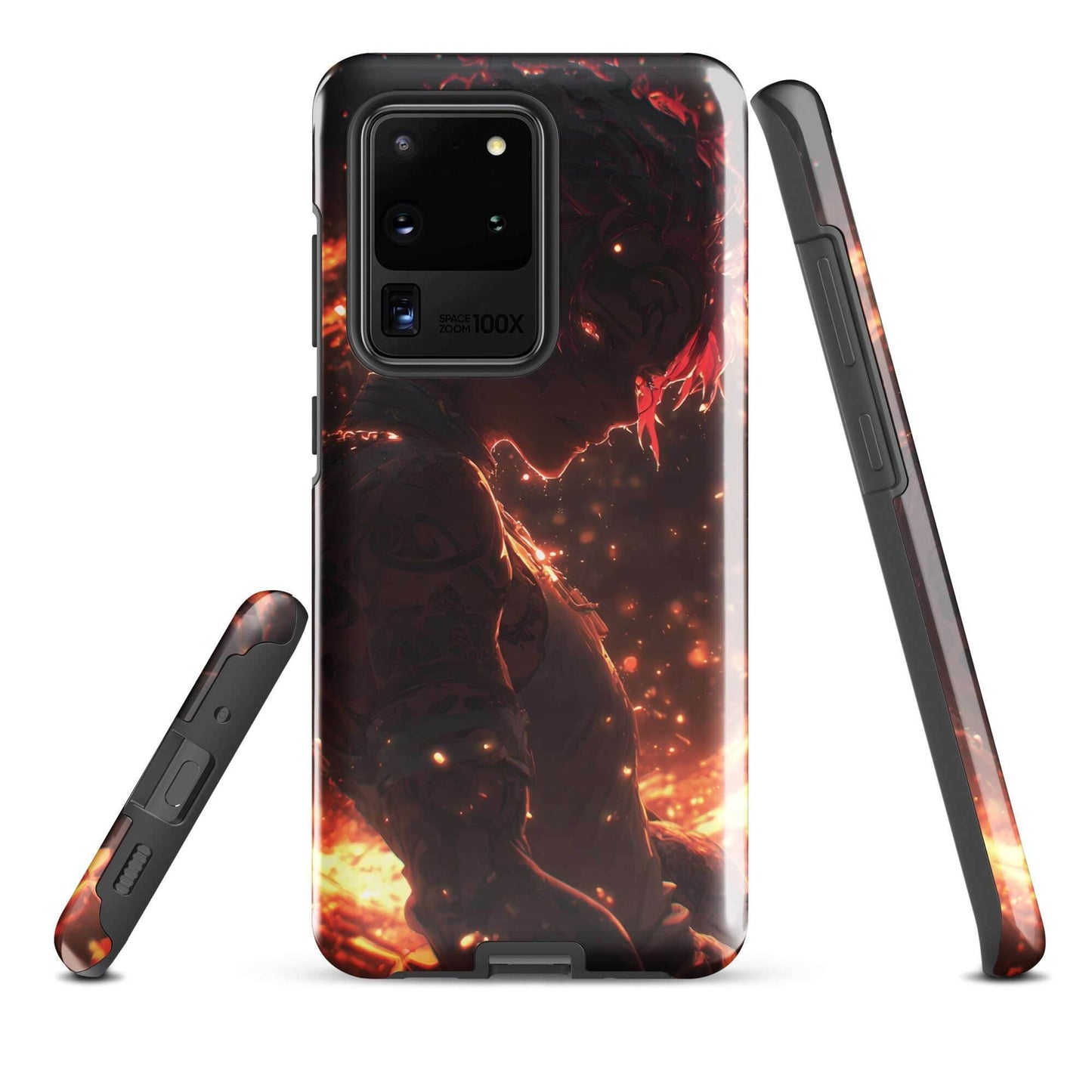 Kaelen, The Emberheart, Original Anime Character Tough case for Samsung® - Chromavolt