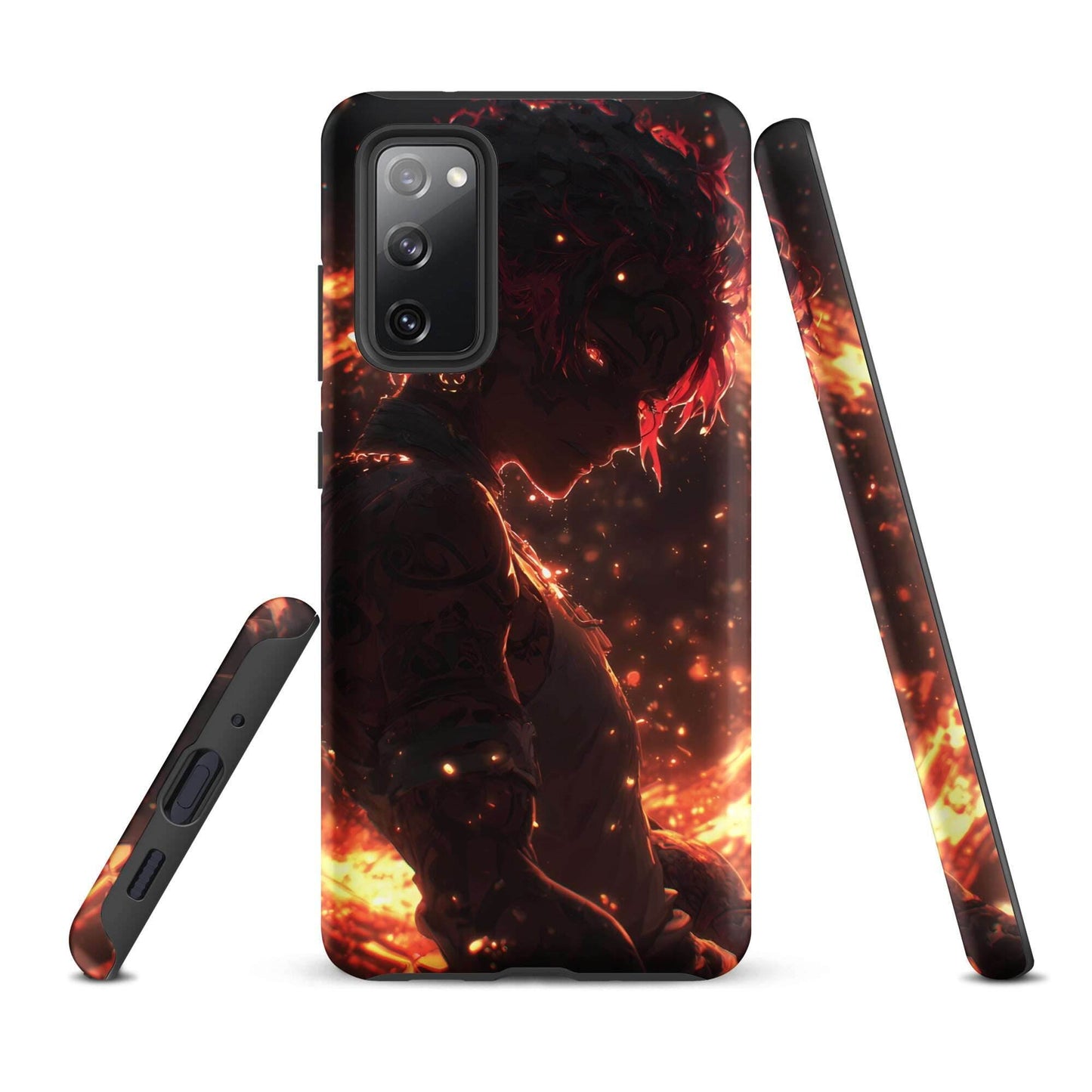 Kaelen, The Emberheart, Original Anime Character Tough case for Samsung® - Chromavolt