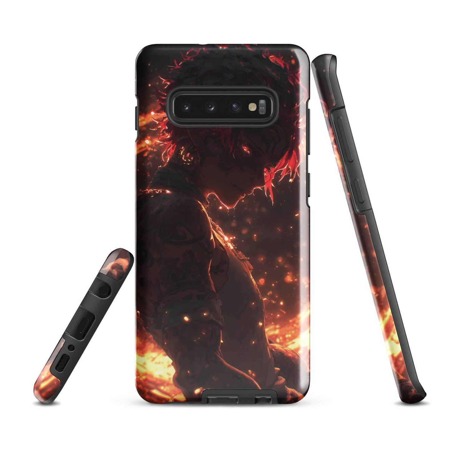 Kaelen, The Emberheart, Original Anime Character Tough case for Samsung® - Chromavolt