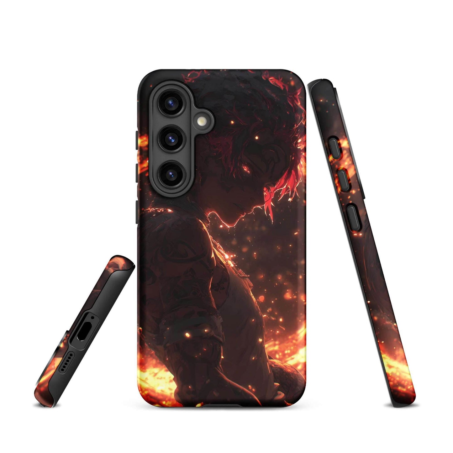 Kaelen, The Emberheart, Original Anime Character Tough case for Samsung® - Chromavolt