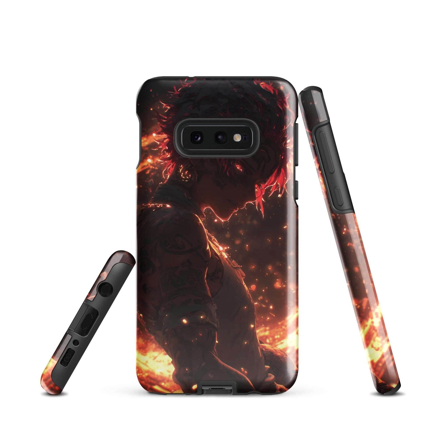 Kaelen, The Emberheart, Original Anime Character Tough case for Samsung® - Chromavolt
