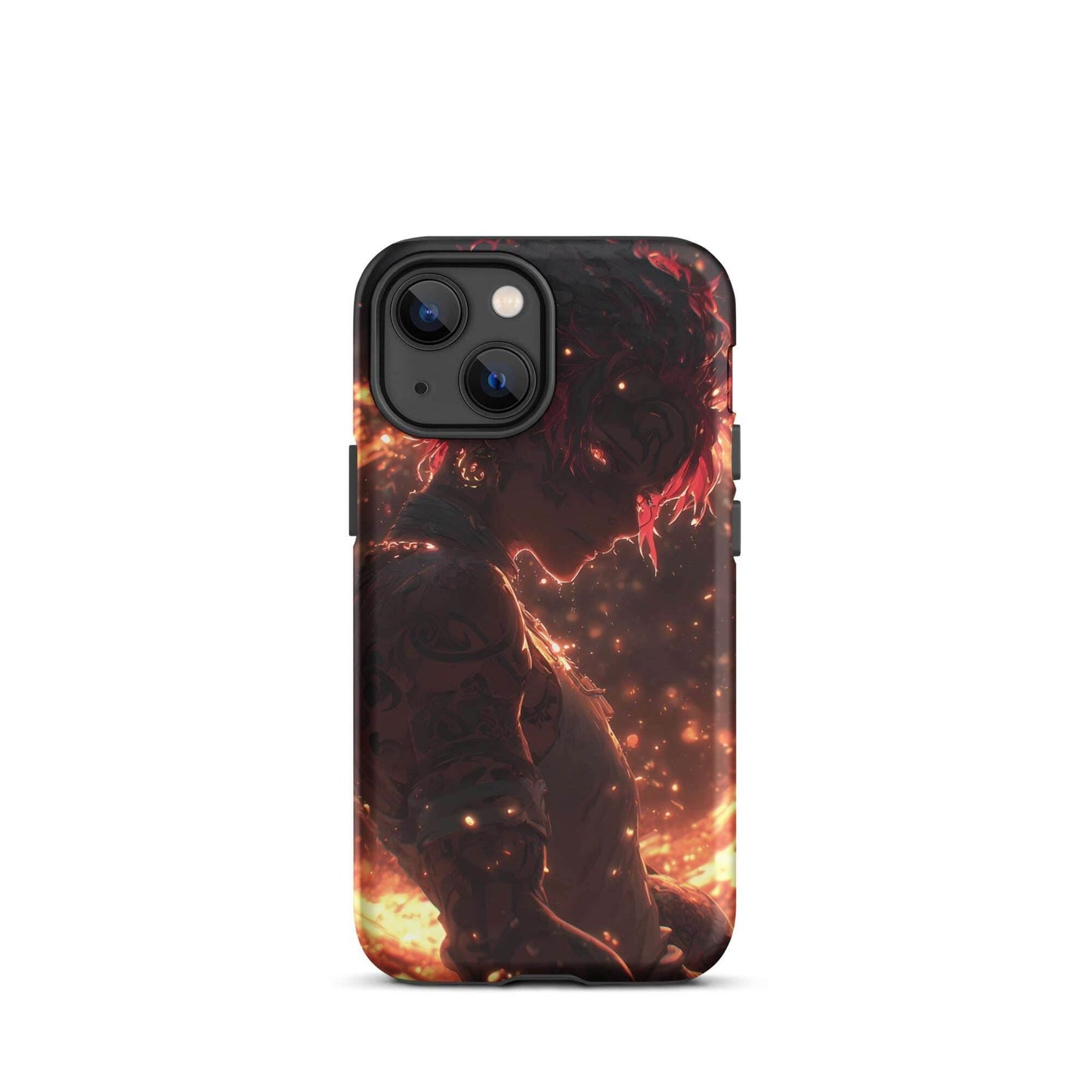 Kaelen, The Emberheart, Premium Original Anime Character Art Tough Case for iPhone® - Chromavolt