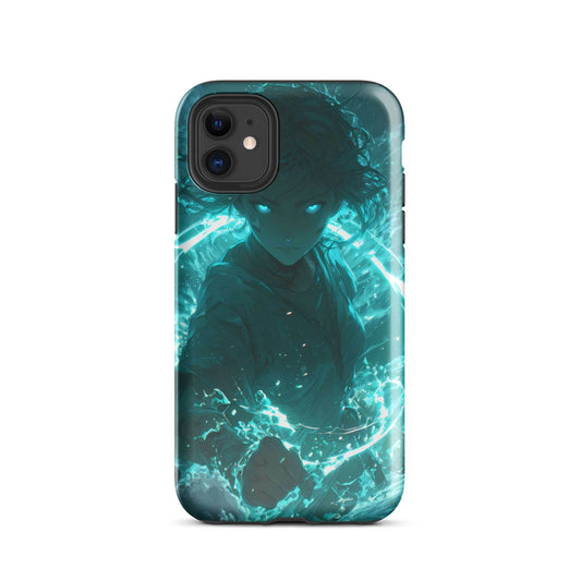 Lyra the Tidal Weaver, Original Anime Character Art Tough Case for iPhone - Chromavolt
