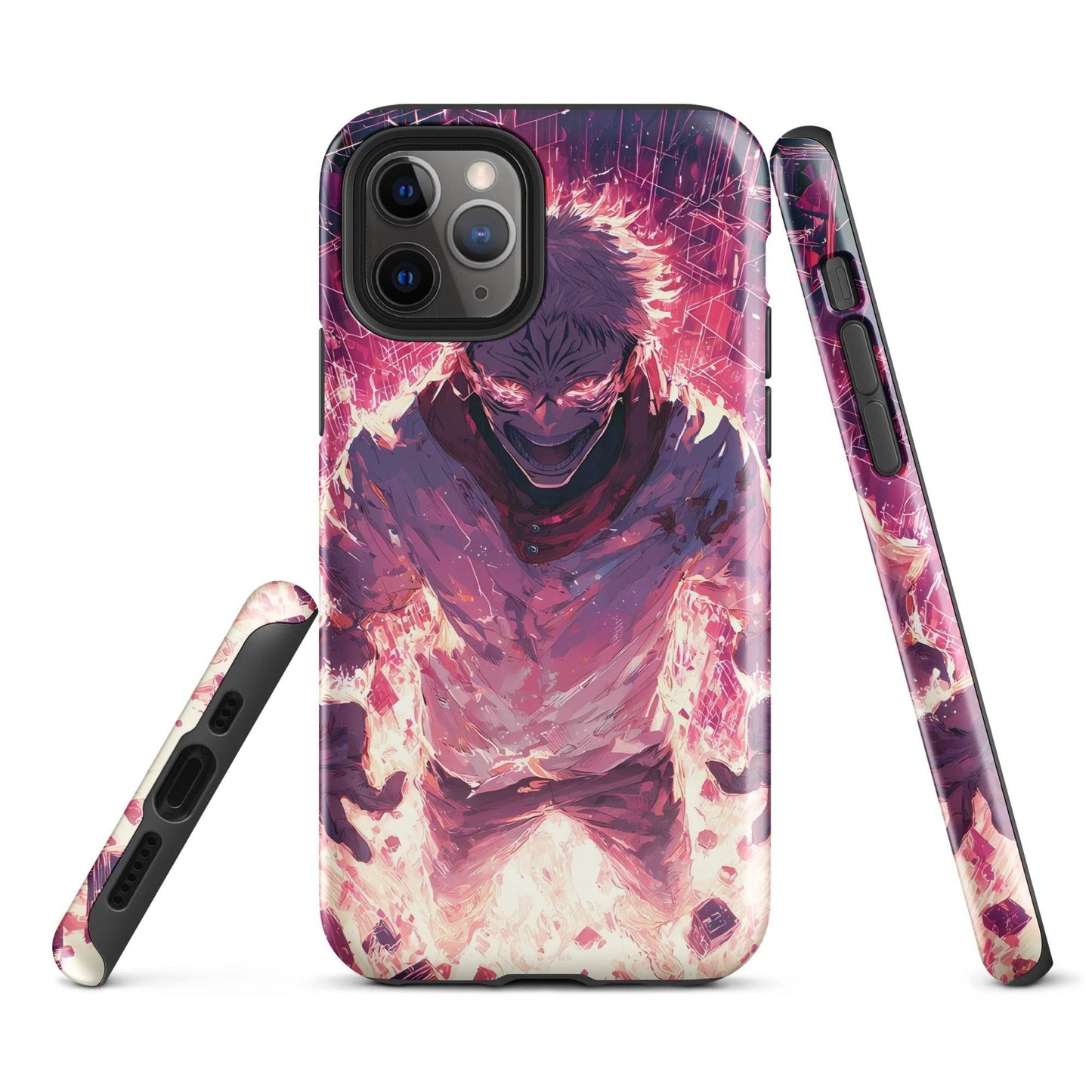 Ryomen Sukuna iPhone Case, Jujutsu Kaisen Anime Fan Art, Tough Case for iPhone - Chromavolt