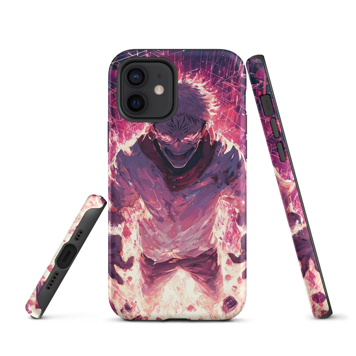 Ryomen Sukuna iPhone Case, Jujutsu Kaisen Anime Fan Art, Tough Case for iPhone - Chromavolt
