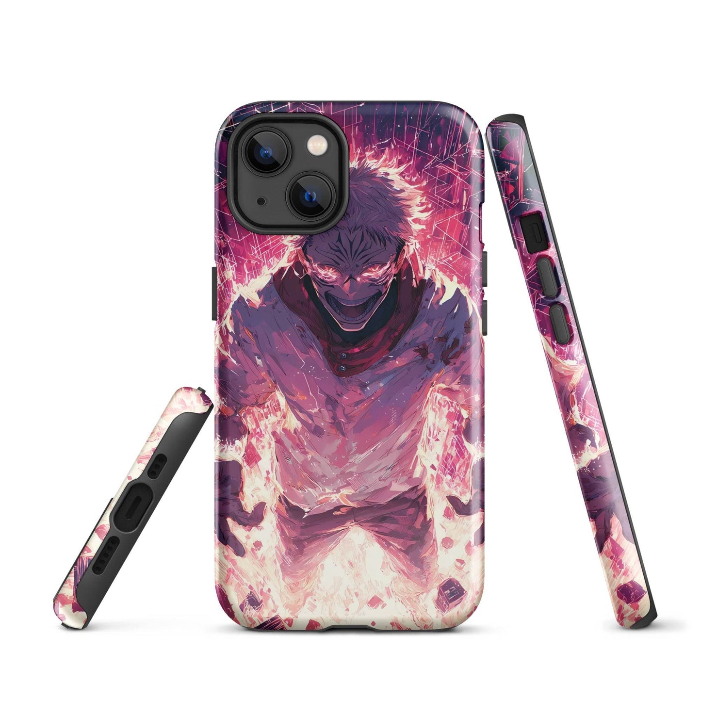Ryomen Sukuna iPhone Case, Jujutsu Kaisen Anime Fan Art, Tough Case for iPhone - Chromavolt