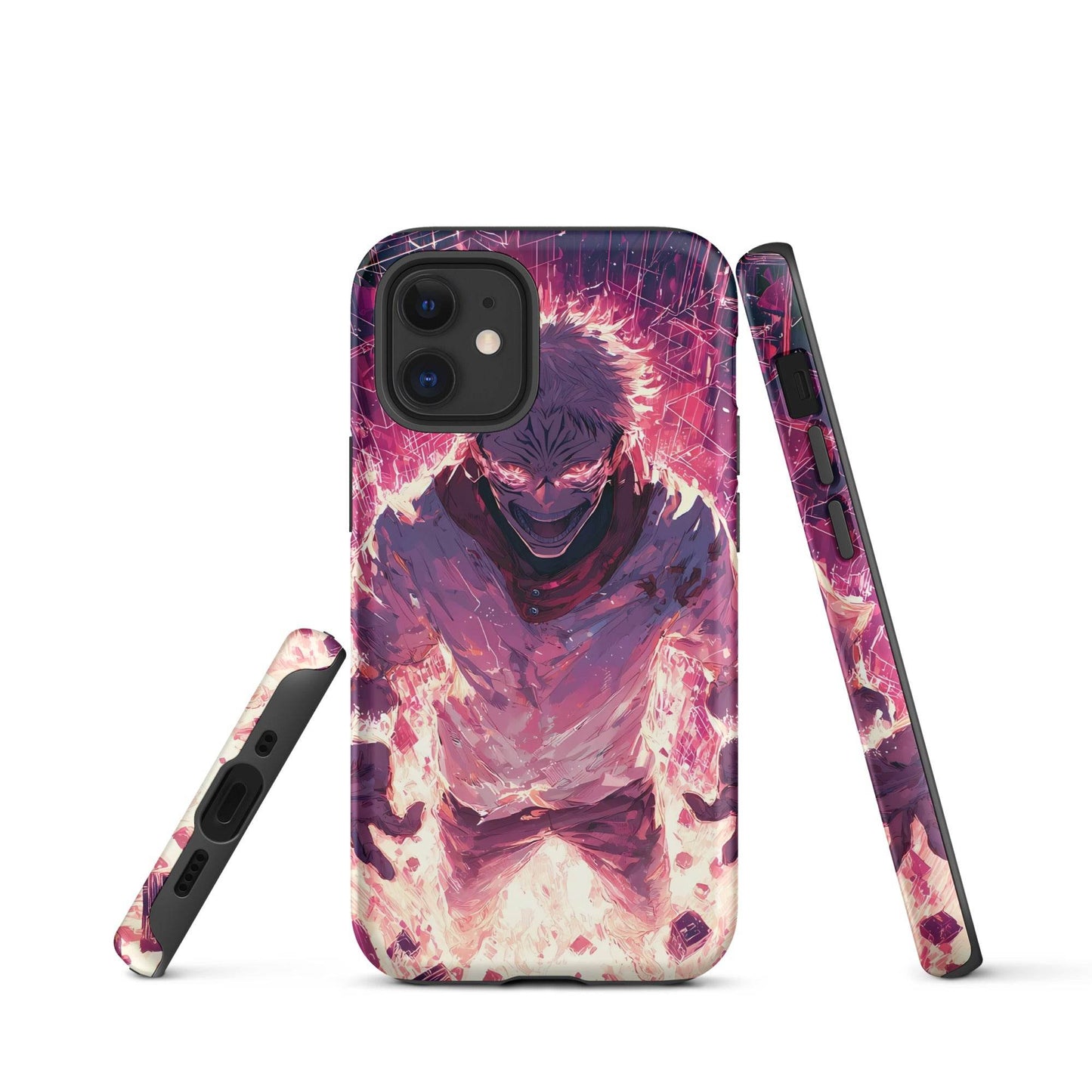 Ryomen Sukuna iPhone Case, Jujutsu Kaisen Anime Fan Art, Tough Case for iPhone - Chromavolt