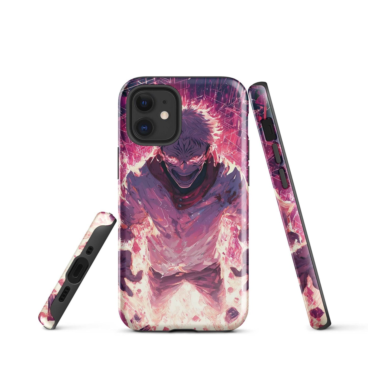Ryomen Sukuna iPhone Case, Jujutsu Kaisen Anime Fan Art, Tough Case for iPhone - Chromavolt