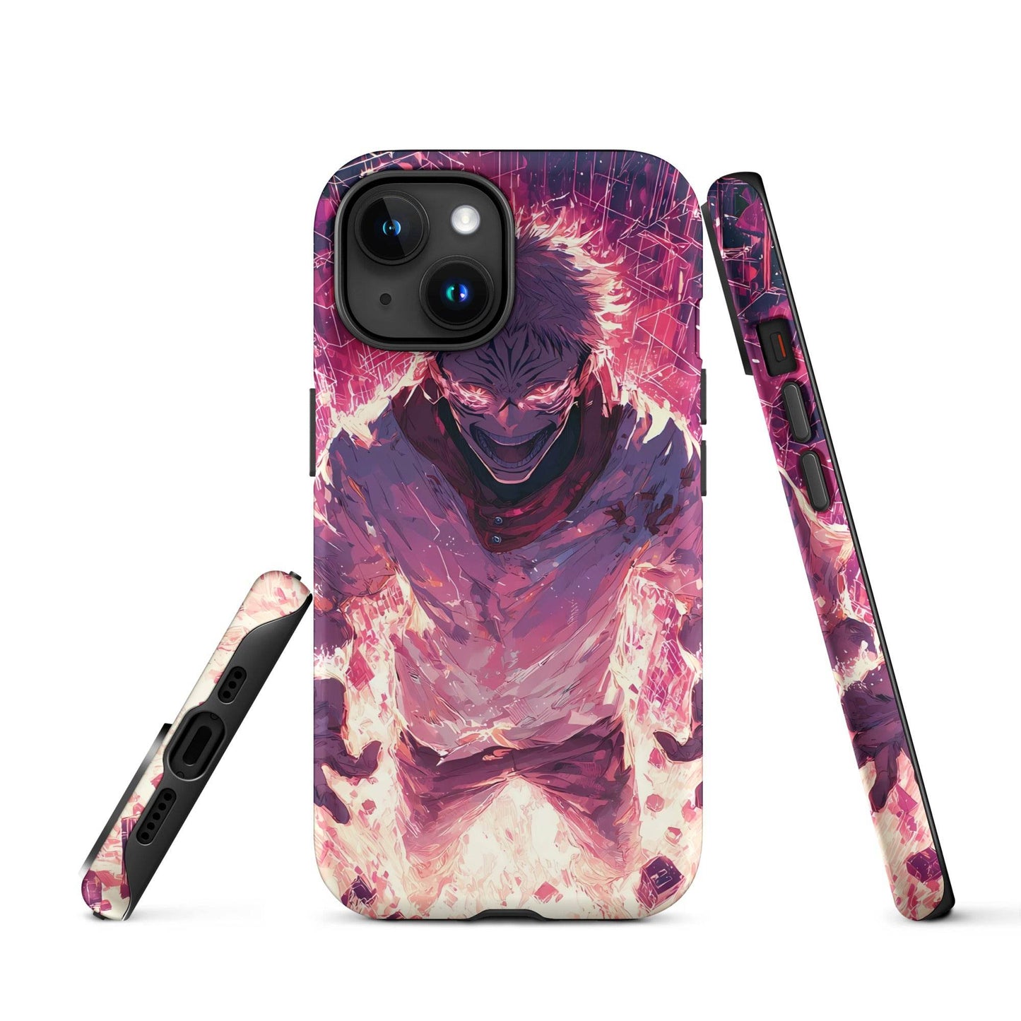 Ryomen Sukuna iPhone Case, Jujutsu Kaisen Anime Fan Art, Tough Case for iPhone - Chromavolt