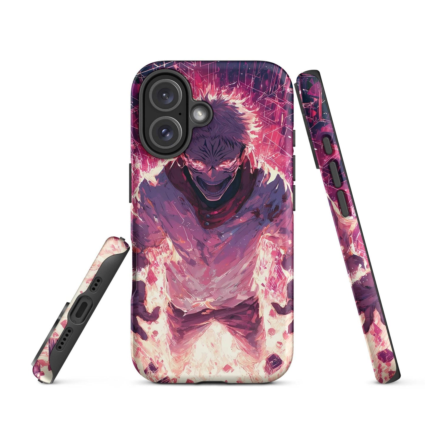 Ryomen Sukuna iPhone Case, Jujutsu Kaisen Anime Fan Art, Tough Case for iPhone - Chromavolt