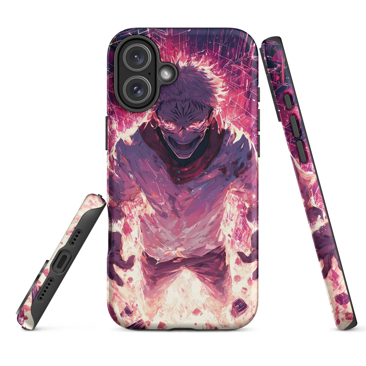 Ryomen Sukuna iPhone Case, Jujutsu Kaisen Anime Fan Art, Tough Case for iPhone - Chromavolt
