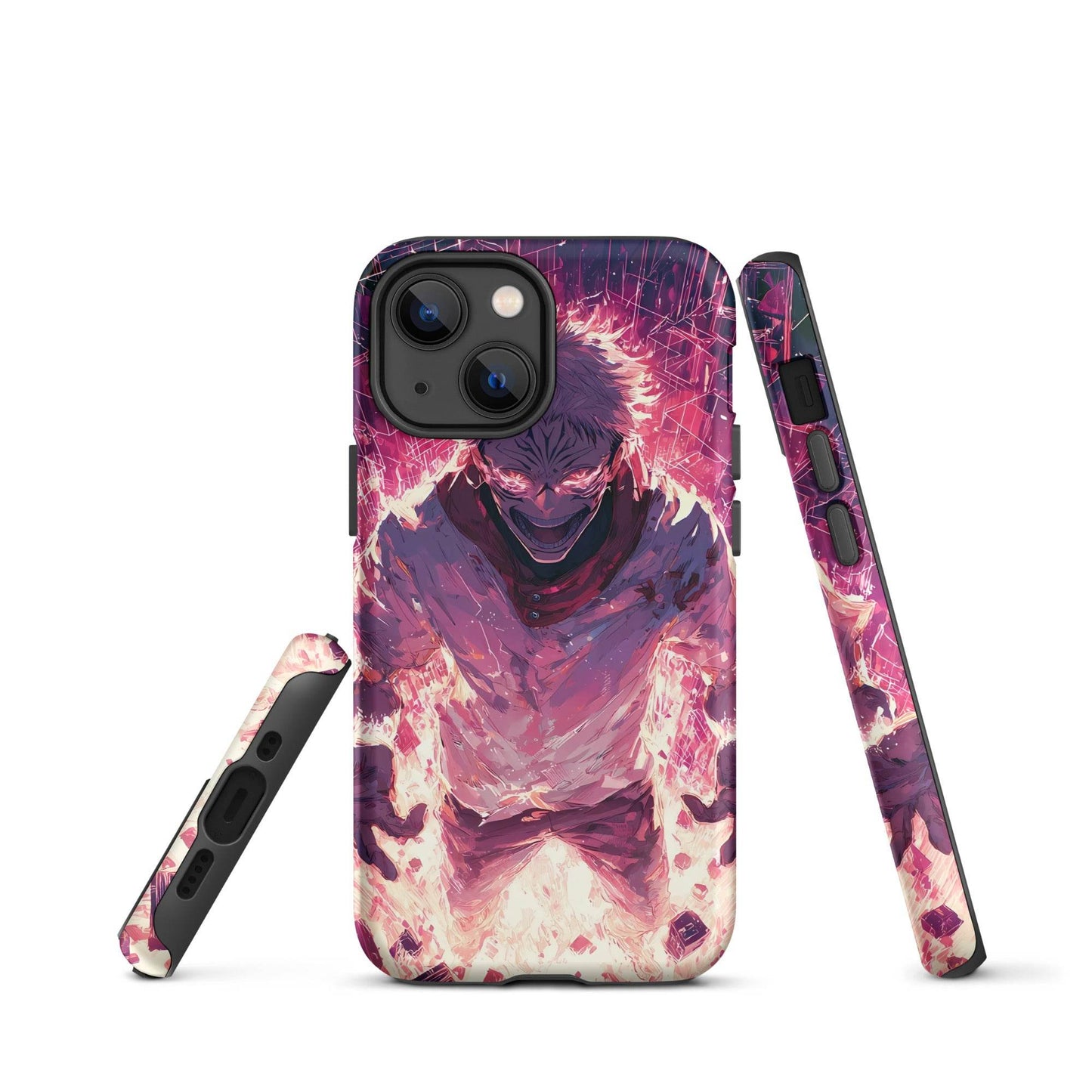 Ryomen Sukuna iPhone Case, Jujutsu Kaisen Anime Fan Art, Tough Case for iPhone - Chromavolt