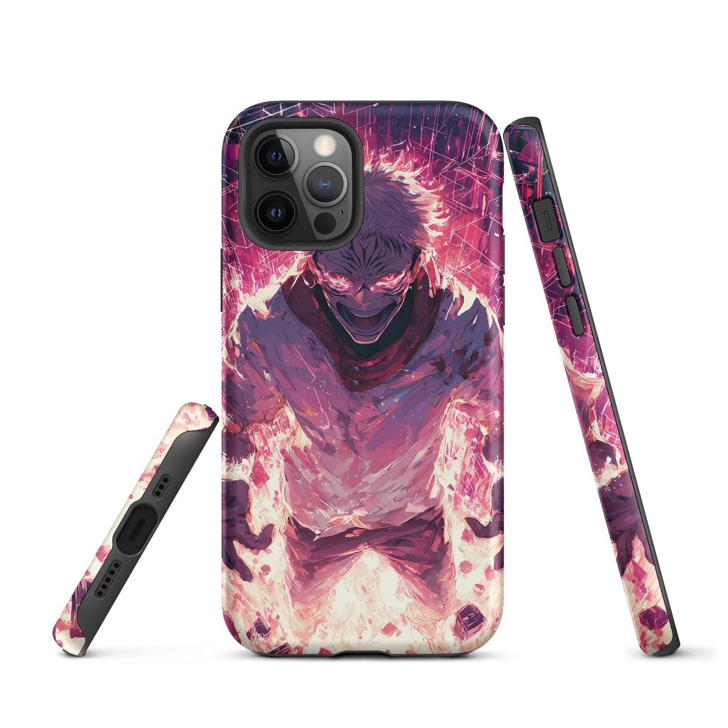 Ryomen Sukuna iPhone Case, Jujutsu Kaisen Anime Fan Art, Tough Case for iPhone - Chromavolt
