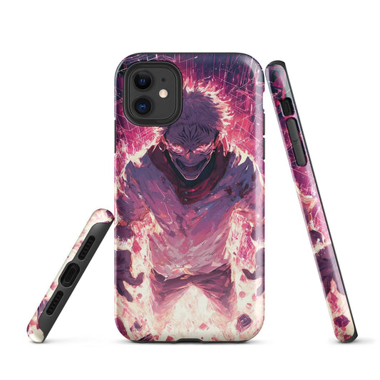 Ryomen Sukuna iPhone Case, Jujutsu Kaisen Anime Fan Art, Tough Case for iPhone - Chromavolt