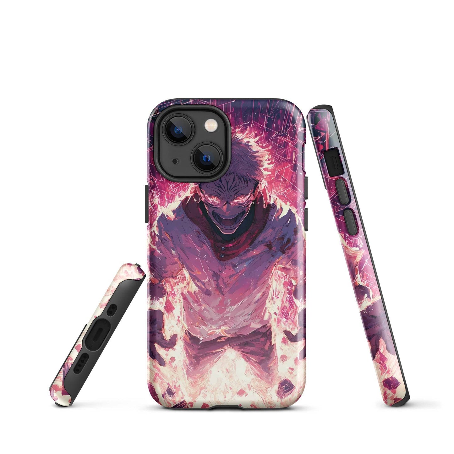 Ryomen Sukuna iPhone Case, Jujutsu Kaisen Anime Fan Art, Tough Case for iPhone - Chromavolt