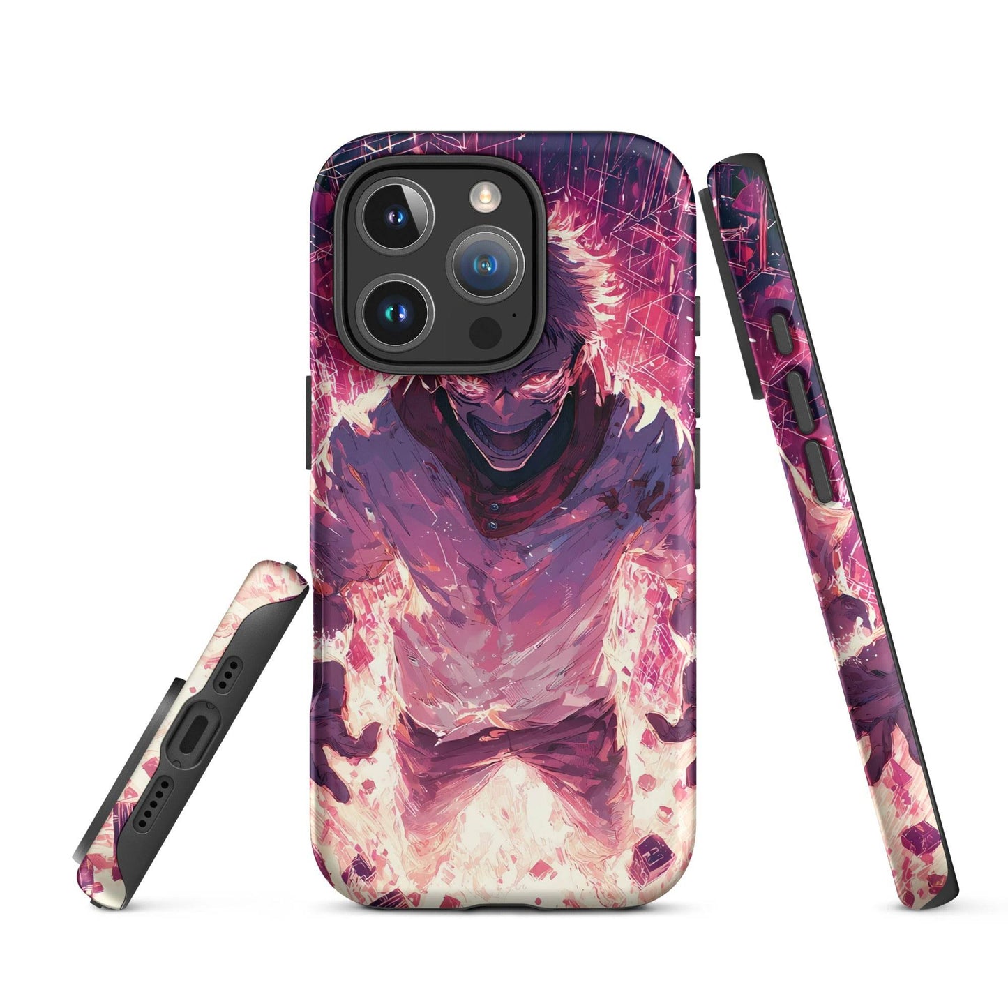Ryomen Sukuna iPhone Case, Jujutsu Kaisen Anime Fan Art, Tough Case for iPhone - Chromavolt