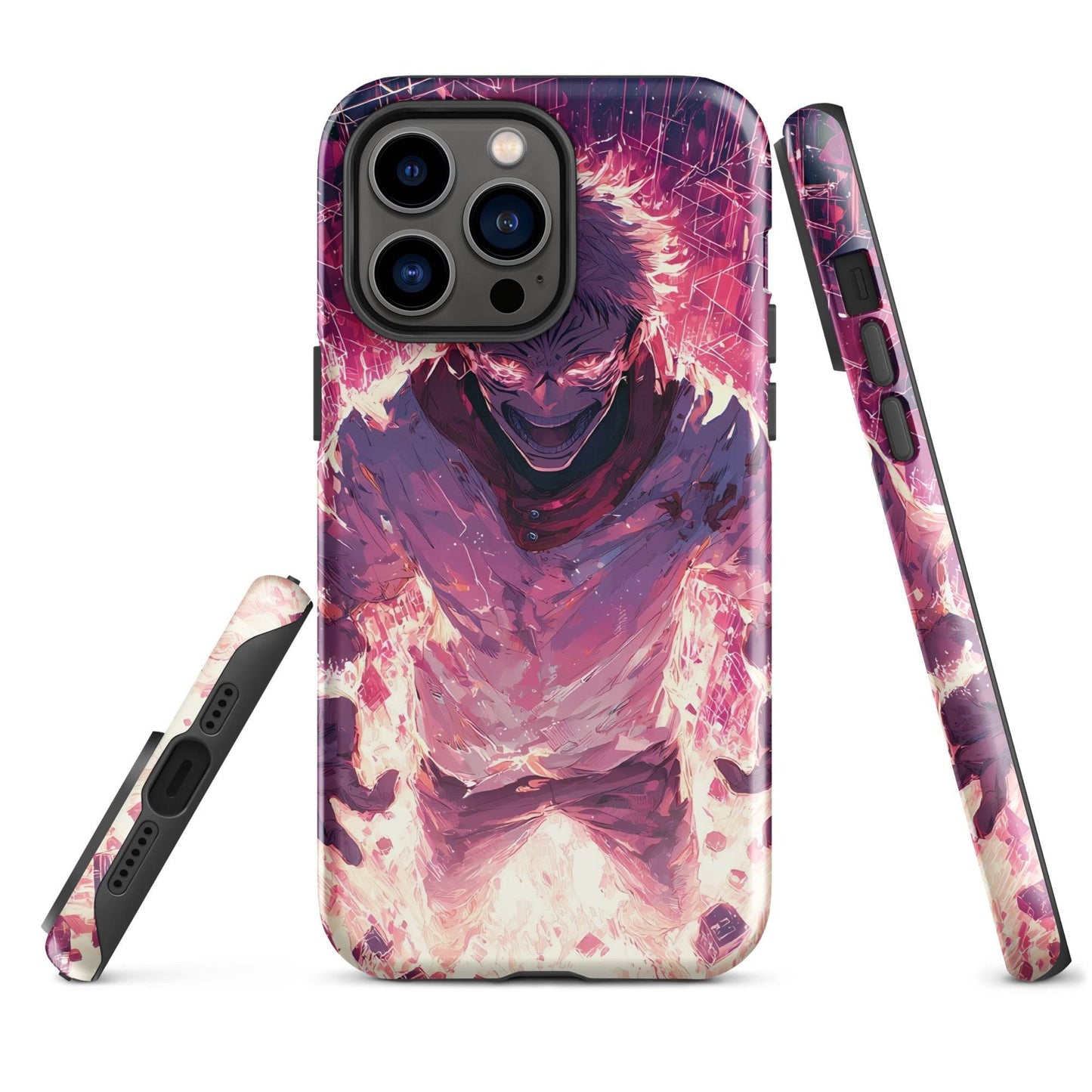 Ryomen Sukuna iPhone Case, Jujutsu Kaisen Anime Fan Art, Tough Case for iPhone - Chromavolt