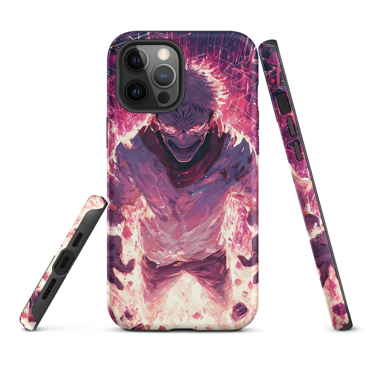 Ryomen Sukuna iPhone Case, Jujutsu Kaisen Anime Fan Art, Tough Case for iPhone - Chromavolt