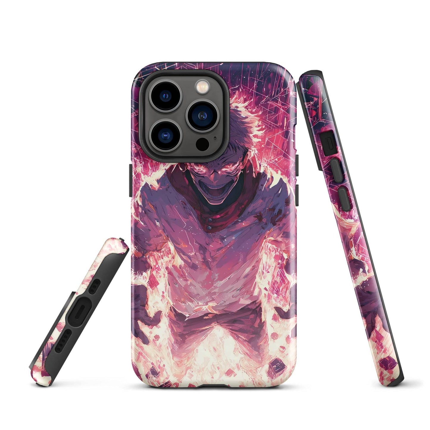Ryomen Sukuna iPhone Case, Jujutsu Kaisen Anime Fan Art, Tough Case for iPhone - Chromavolt
